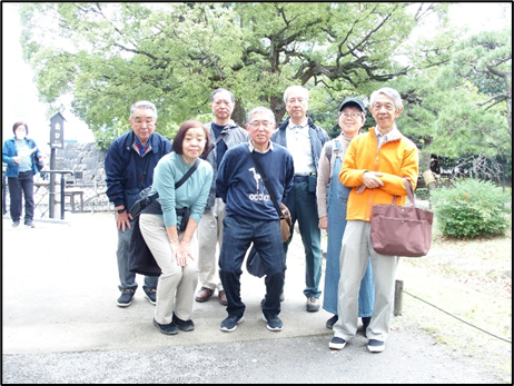 昨年の「歴史散歩の会」の記念ショット